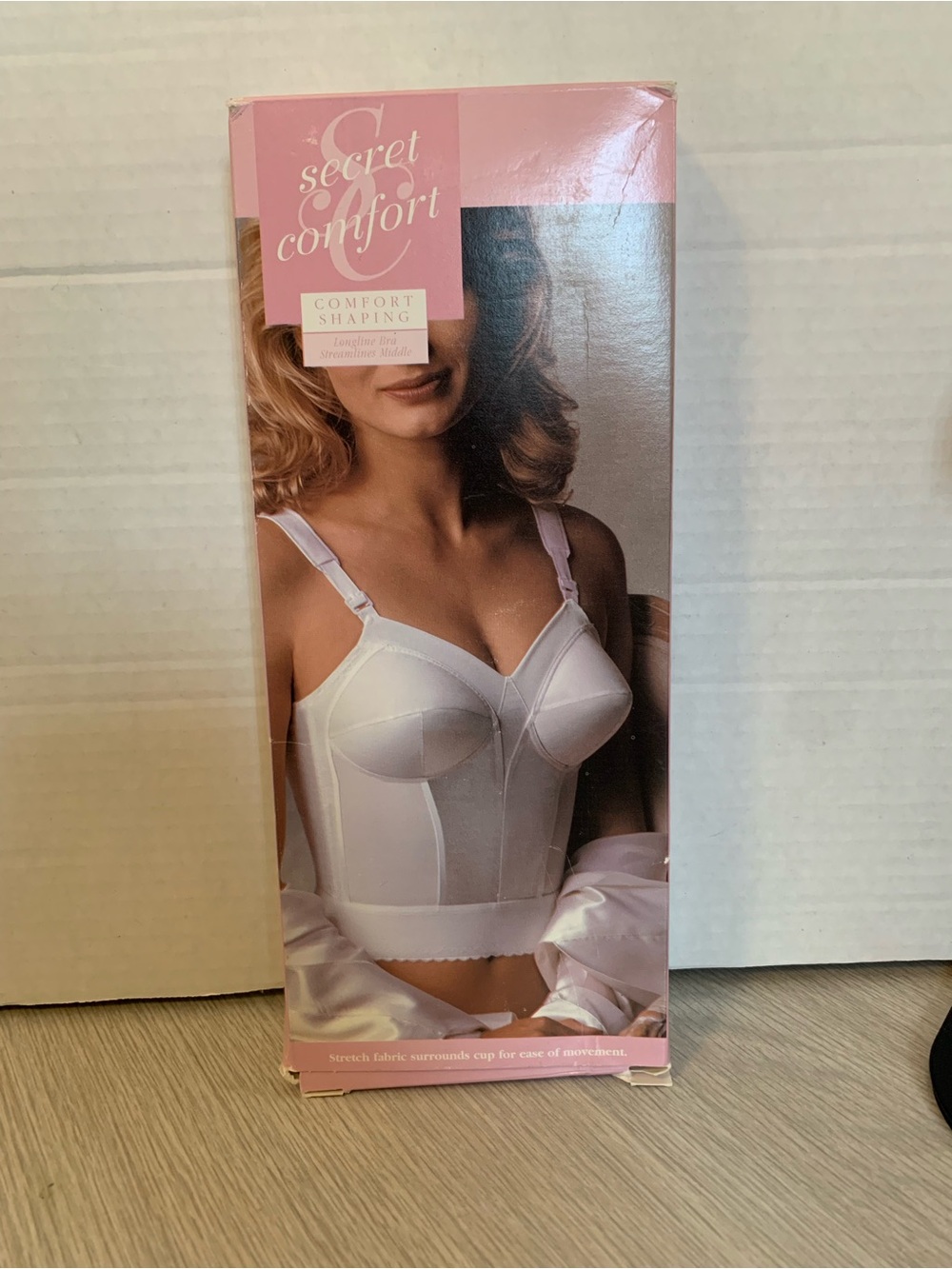 Vintage Womans Secret Comfort Shaping Longline Posture Bra Size 36B White NIB